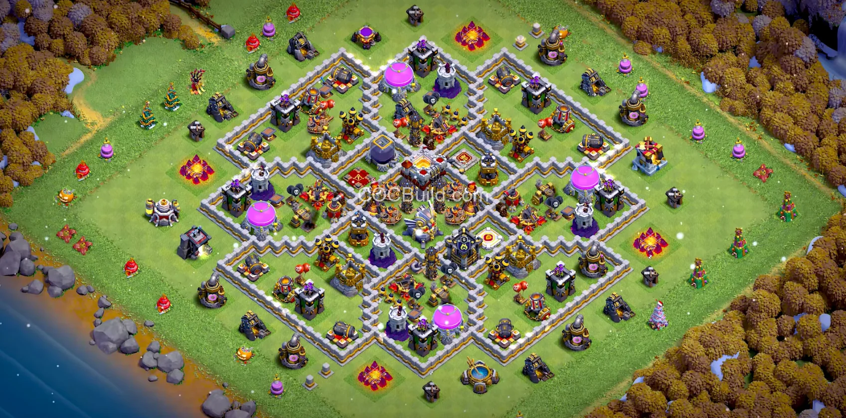 Town Hall 11 Base Layout