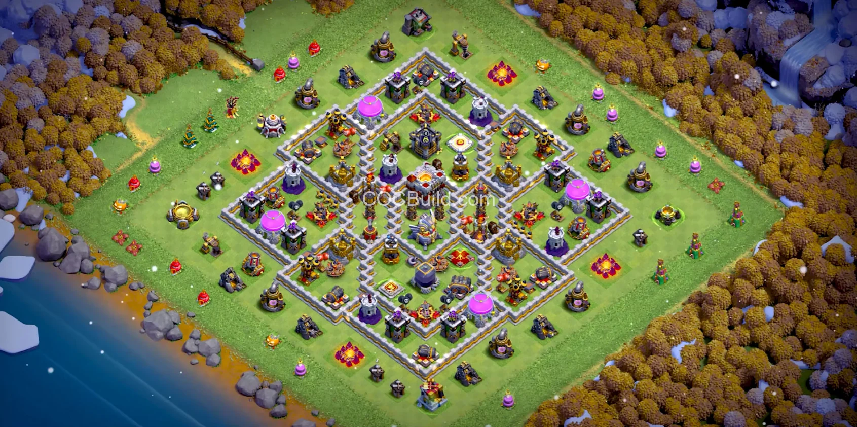 Town Hall 11 Base Layout