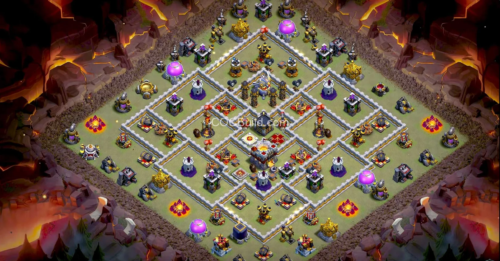 Town Hall 11 Base Layout