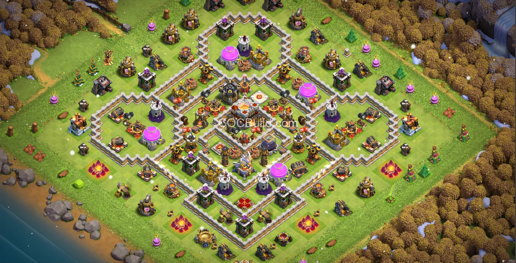 Town Hall 11 Base Layout
