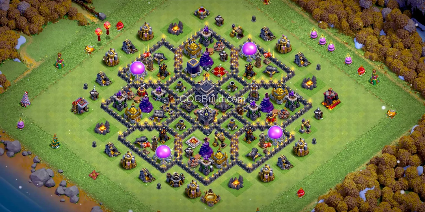 Town Hall 9 Base Layout