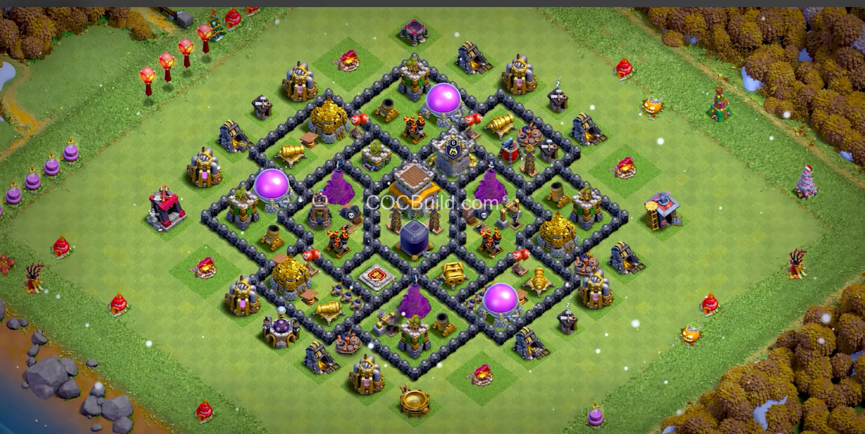 Town Hall 8 Base Layout