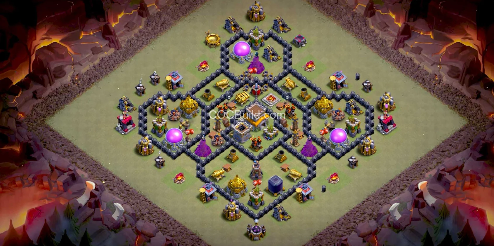Town Hall 8 Base Layout