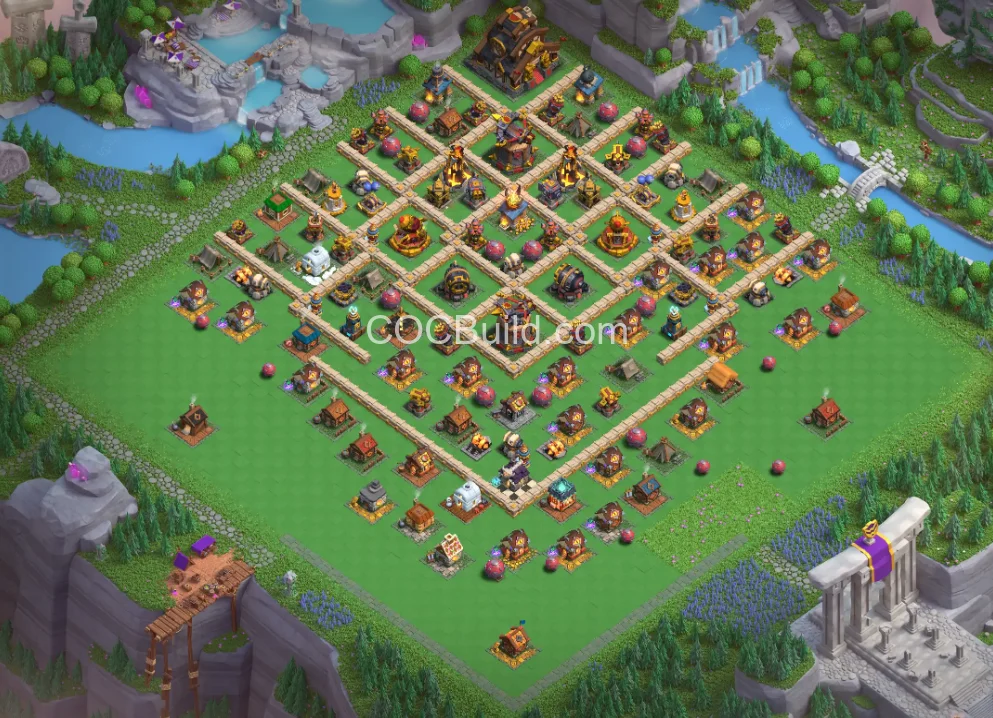 Capital peak Level 10 Base Layout