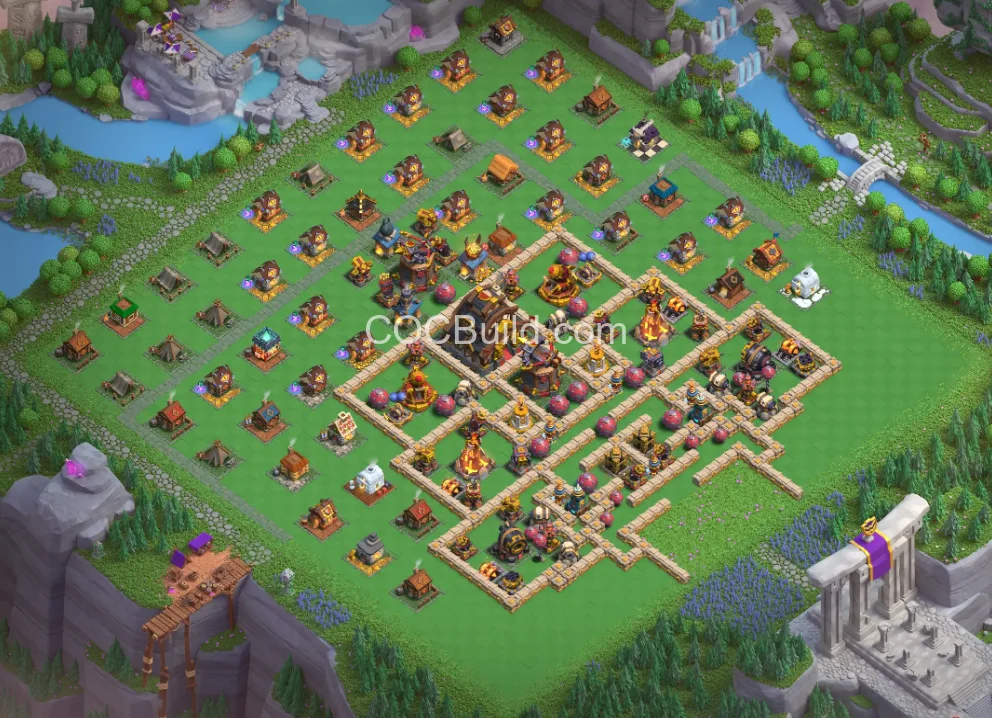 Capital peak Level 10 Base Layout