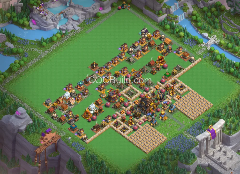 Capital peak Level 10 Base Layout