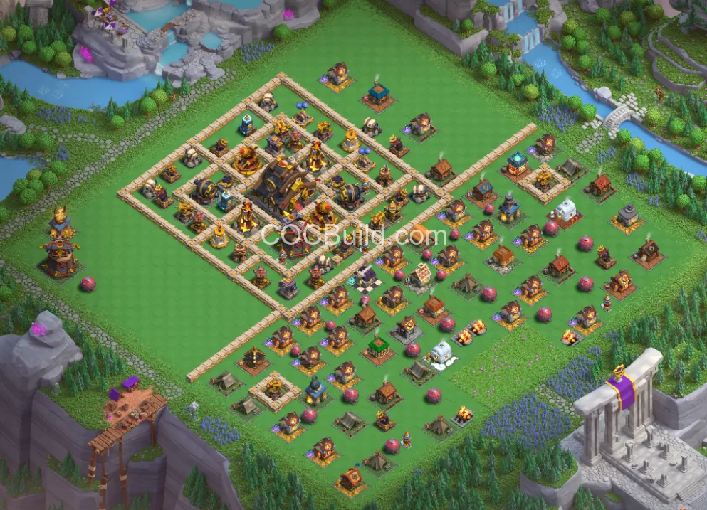 Capital peak Level 10 Base Layout