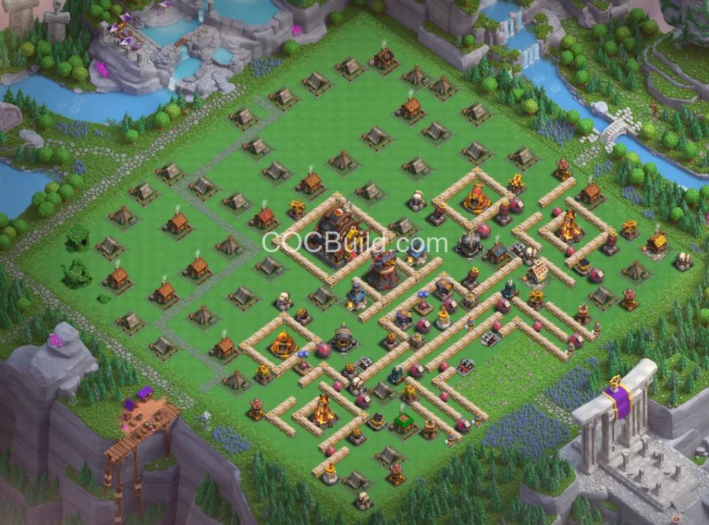 Capital peak Level 9 Base Layout