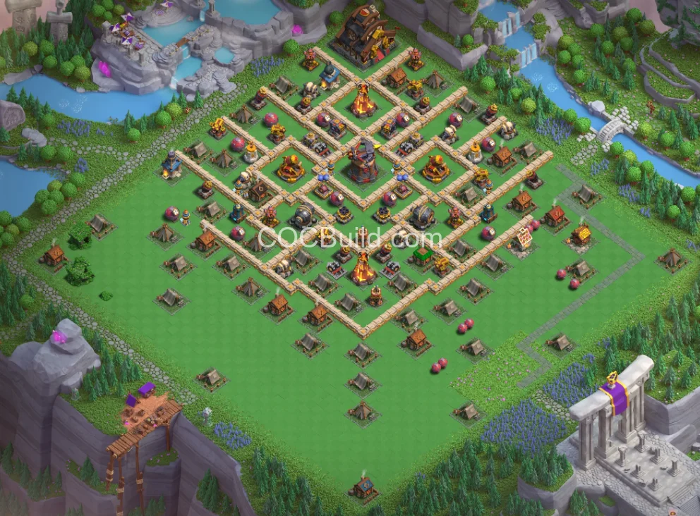 Capital peak Level 9 Base Layout
