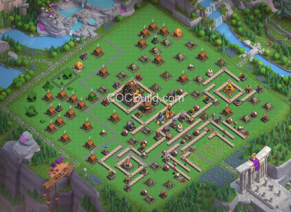 Capital peak Level 8 Base Layout