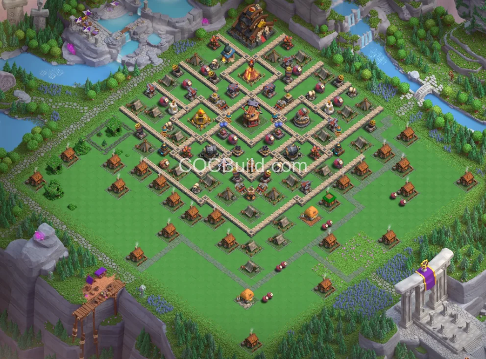 Capital peak Level 8 Base Layout