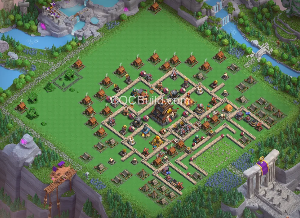 Capital peak Level 8 Base Layout