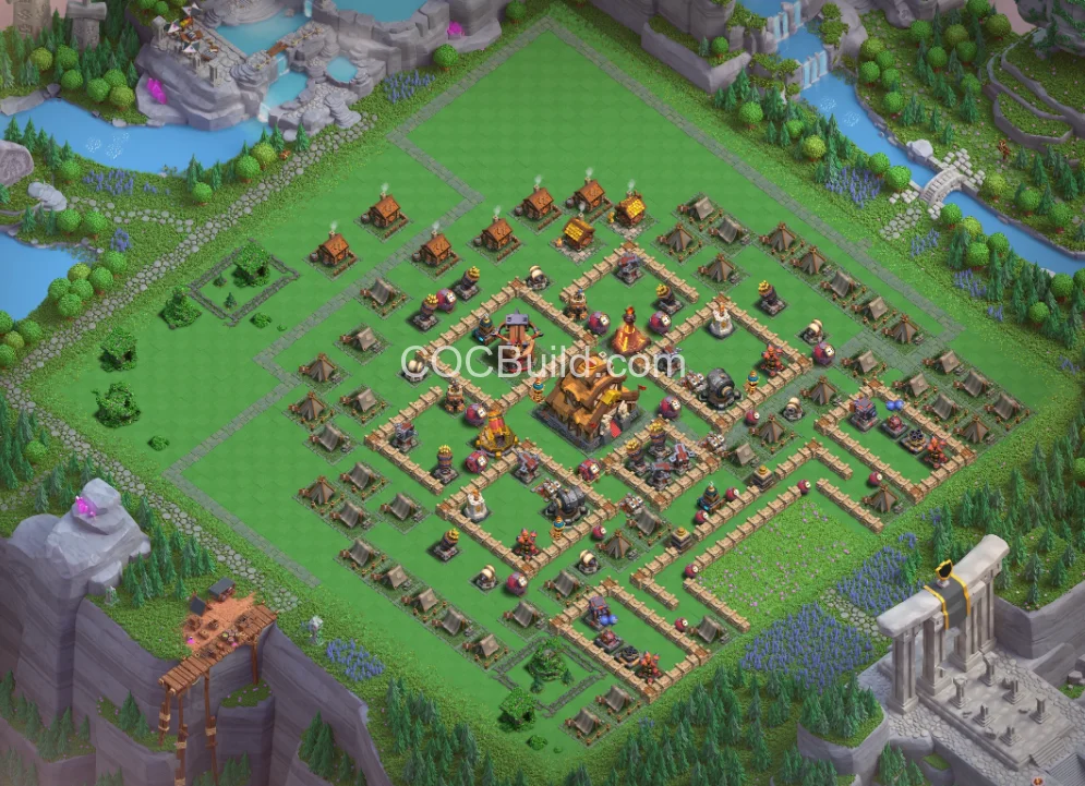 Capital peak Level 7 Base Layout