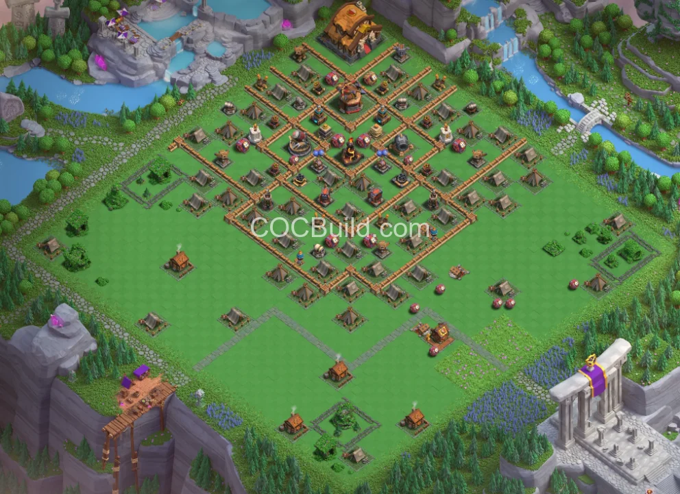 Capital peak Level 6 Base Layout