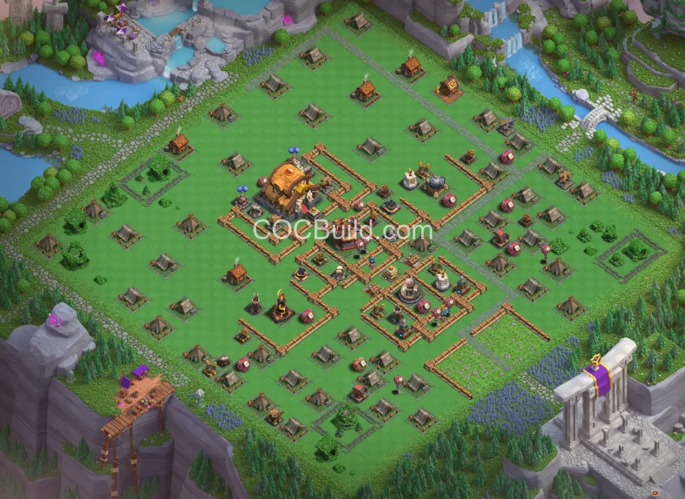 Capital peak Level 6 Base Layout