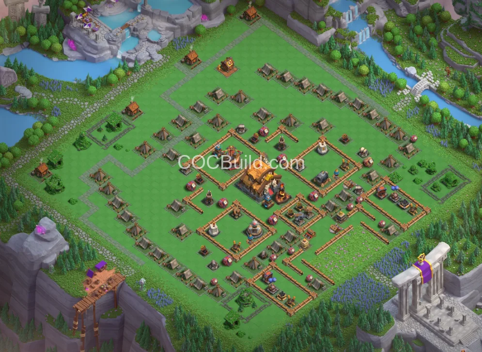 Capital peak Level 6 Base Layout