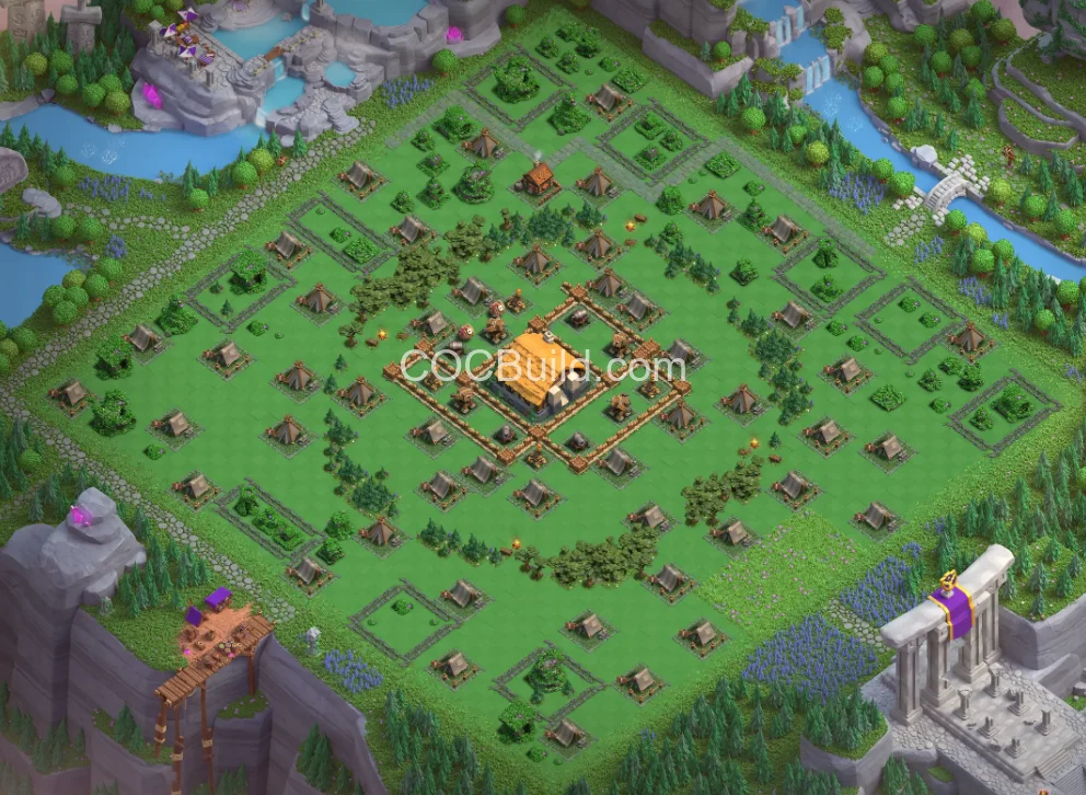 Capital peak Level 1 Base Layout