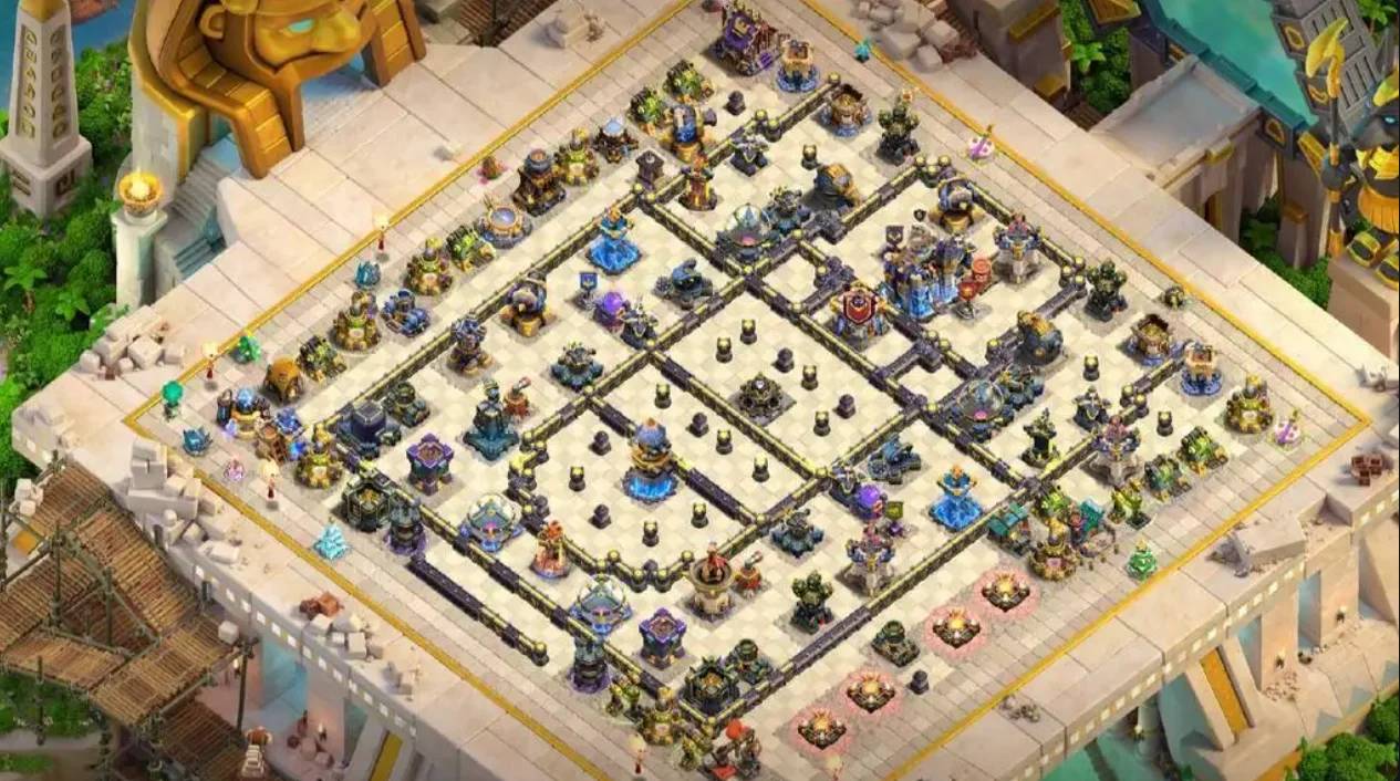 Town Hall Level 18 - Anti 3 Star Base Layout