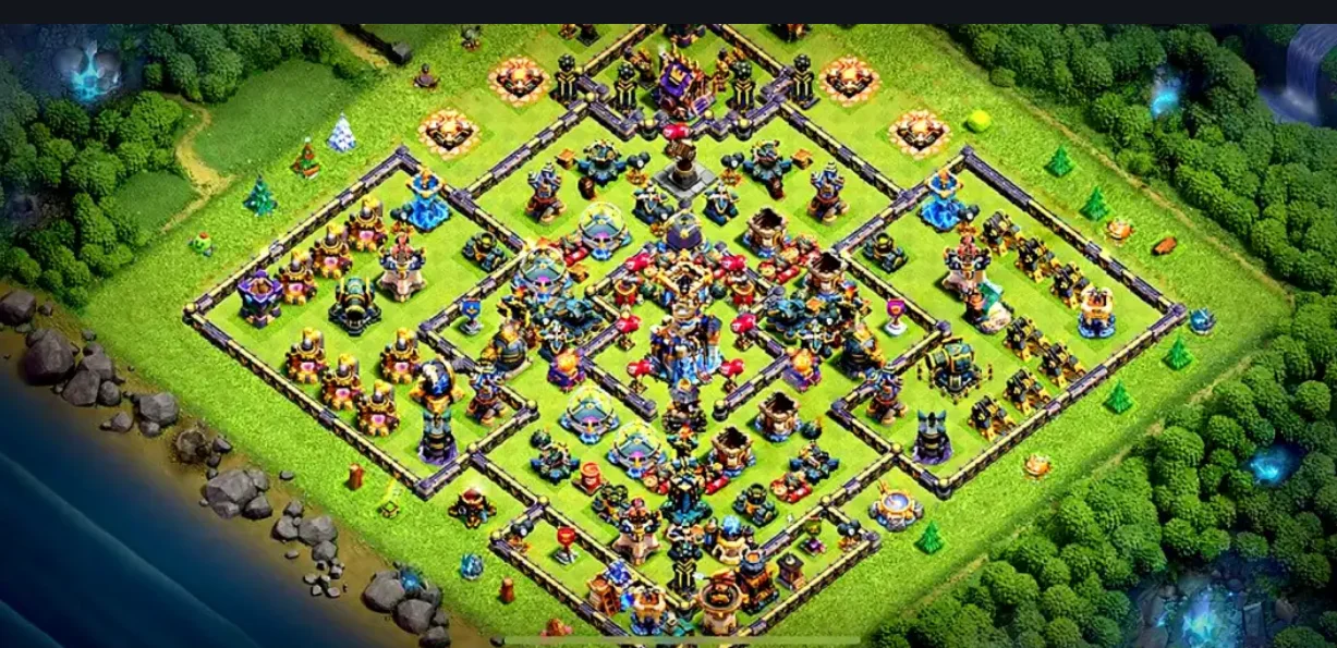 Town Hall Level 18 - Farming Base Layout