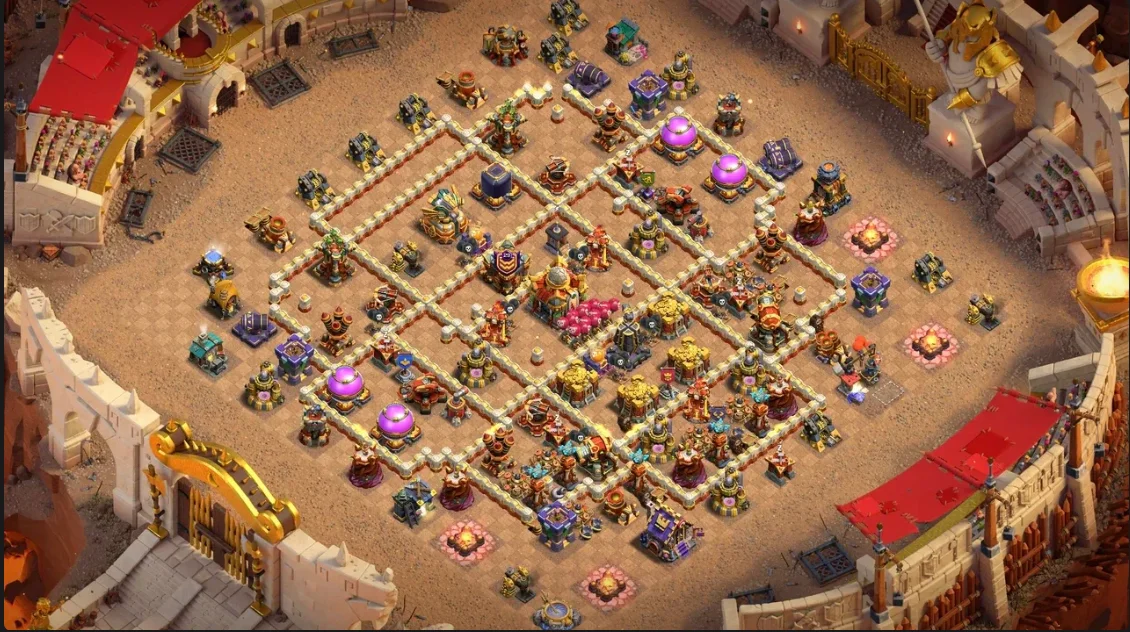 Town Hall Level 16 - WAR / CWL Base Layout