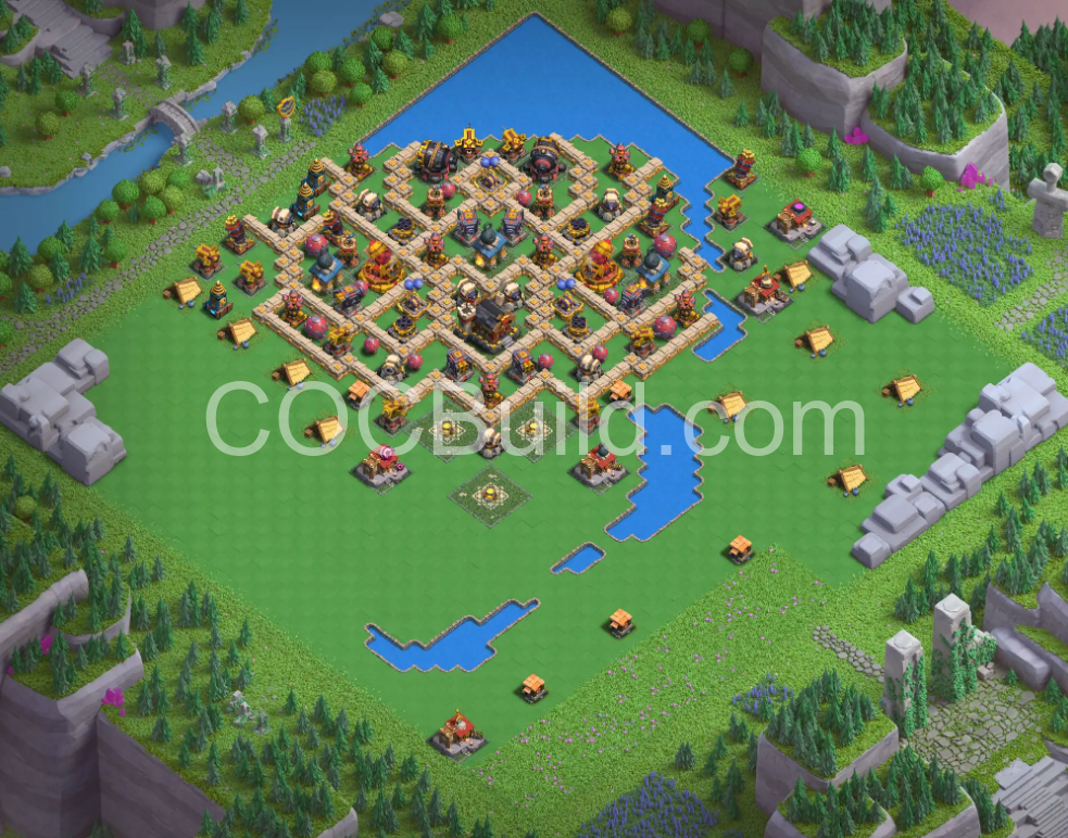 Barbarian Camp Level 5 Base