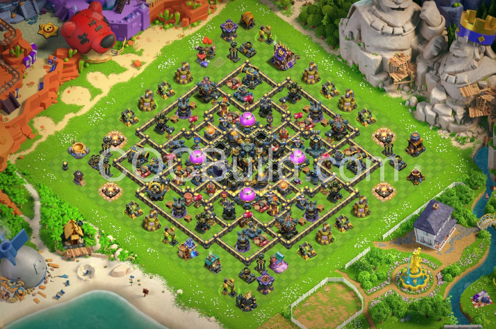 Town Hall Level 17 - Farming Base Layout