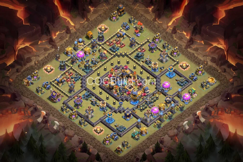 Town Hall 18 Base Layout
