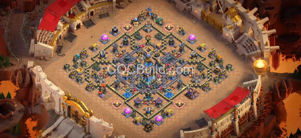 Town Hall 18 Base Layout