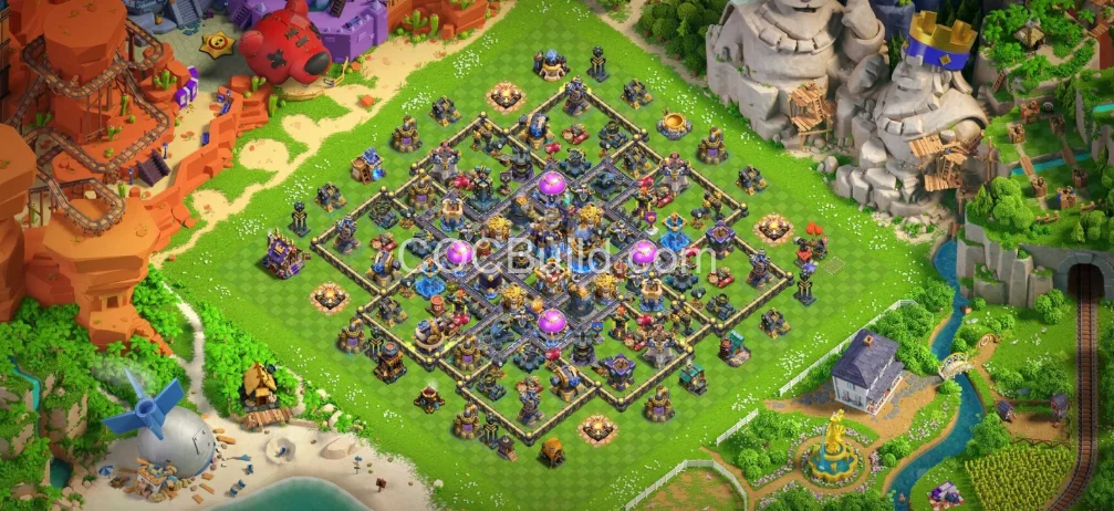 Town Hall 18 Base Layout
