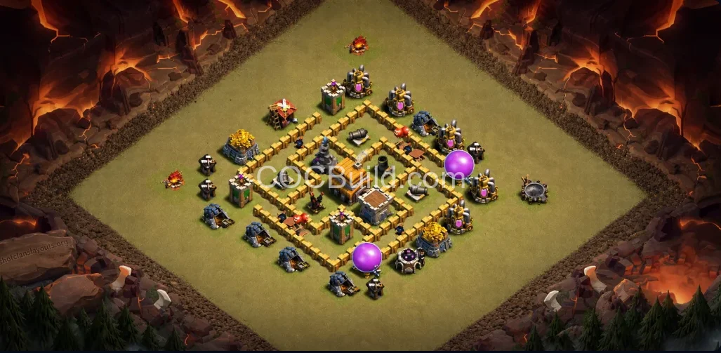 Town Hall 5 Base Layout