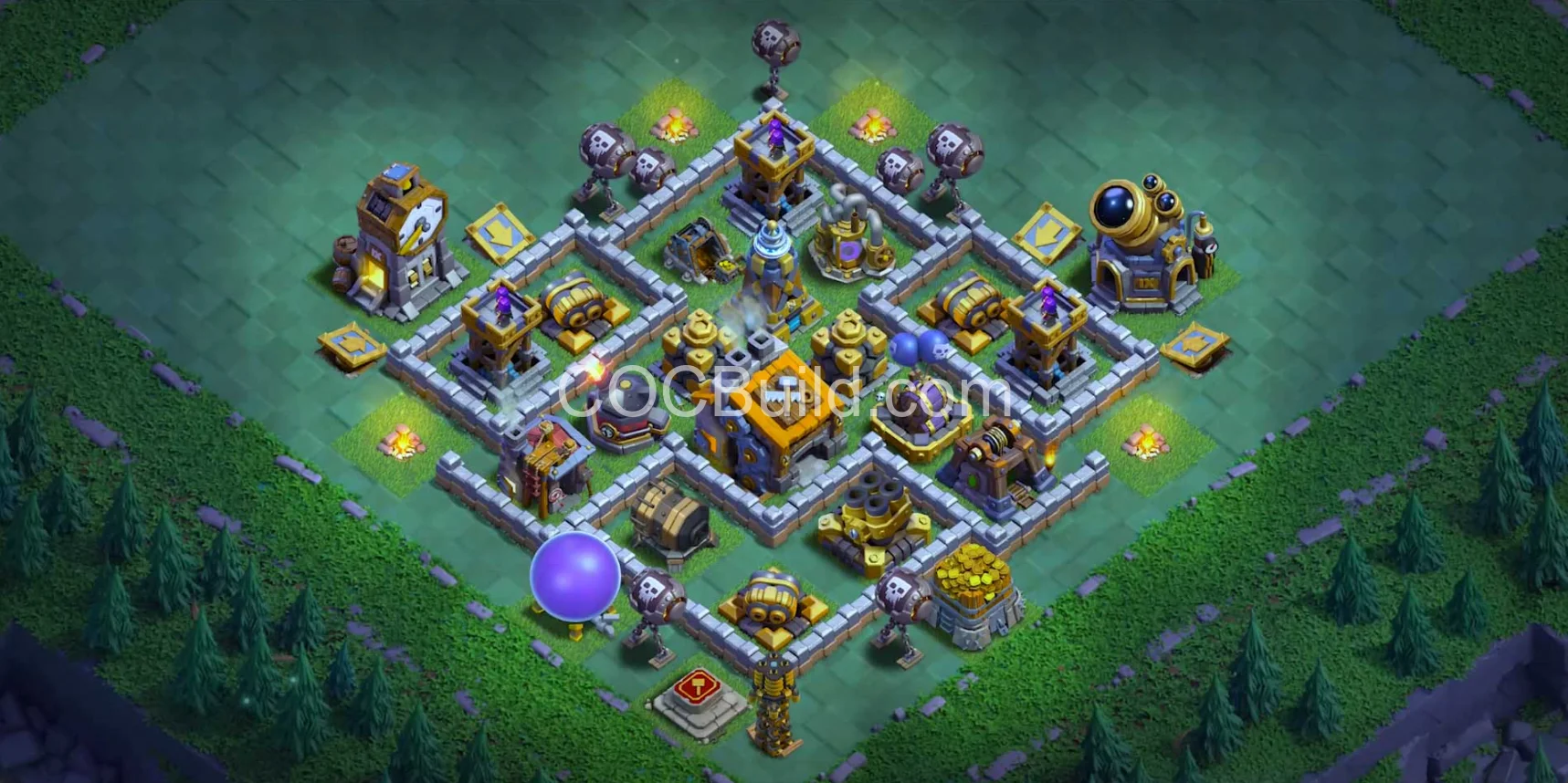 Builder Hall 9 Base Layout