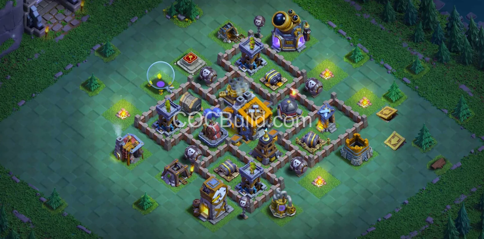 Builder Hall 9 Base Layout
