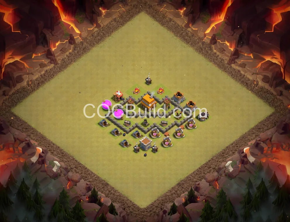 Town Hall 4 Base Layout