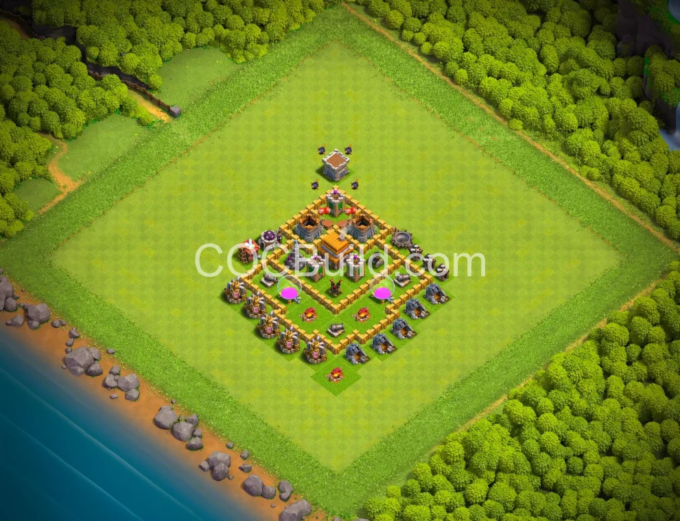 Town Hall 5 Base Layout