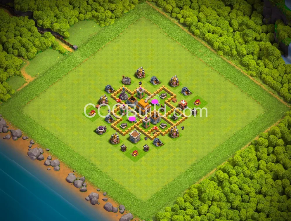 Town Hall 5 Base Layout