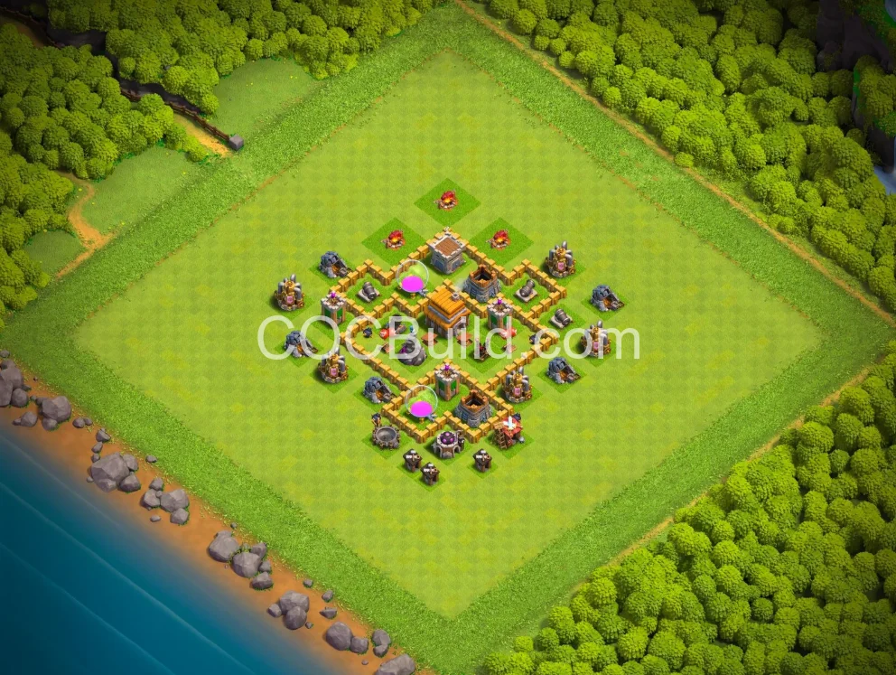 Town Hall 5 Base Layout