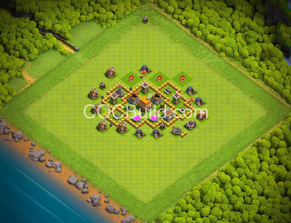 Town Hall 4 Base Layout