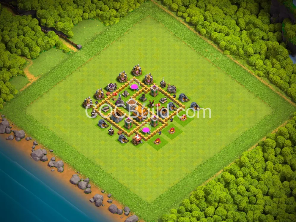 Town Hall 4 Base Layout