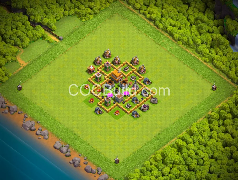 Town Hall 5 Base Layout
