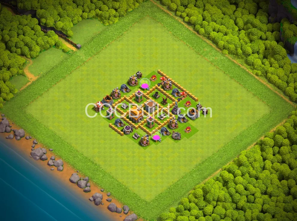 Town Hall 5 Base Layout