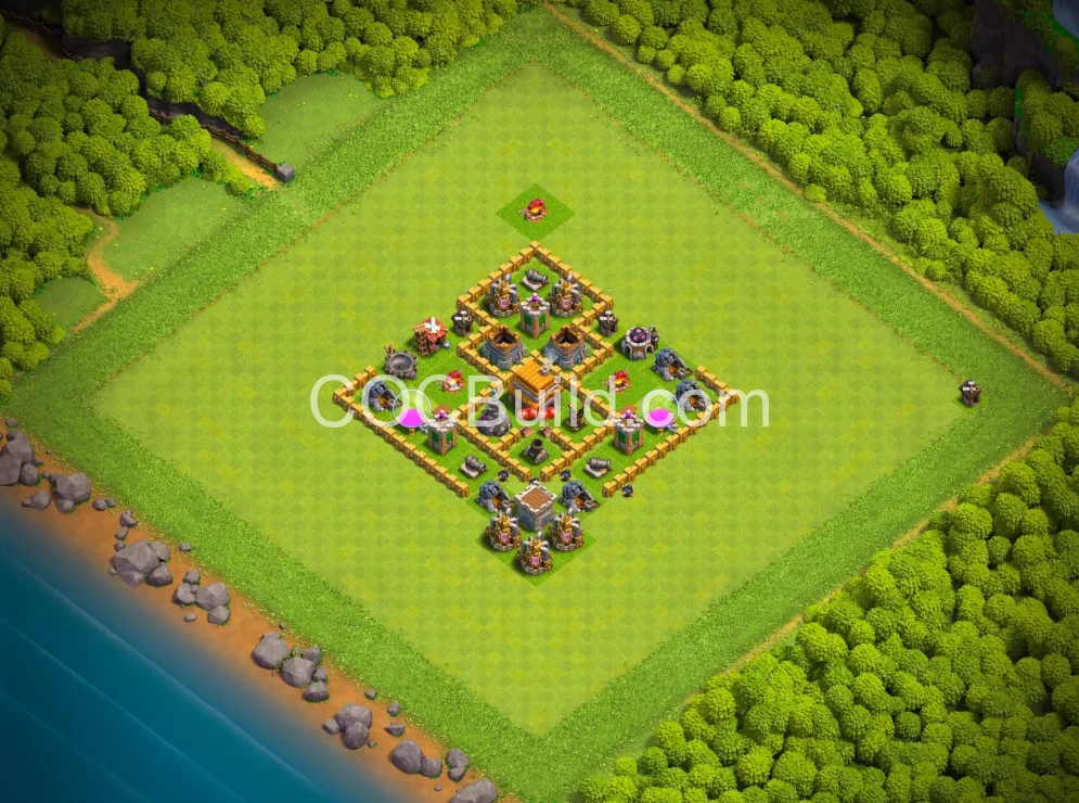 Town Hall 5 Base Layout