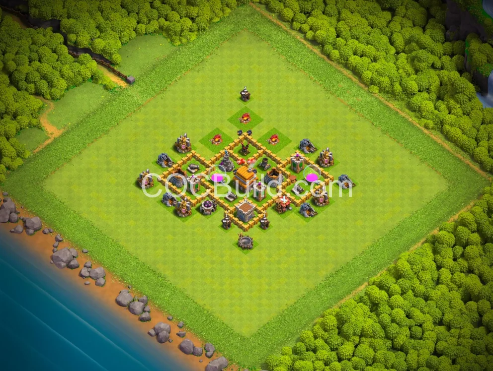 Town Hall 5 Base Layout