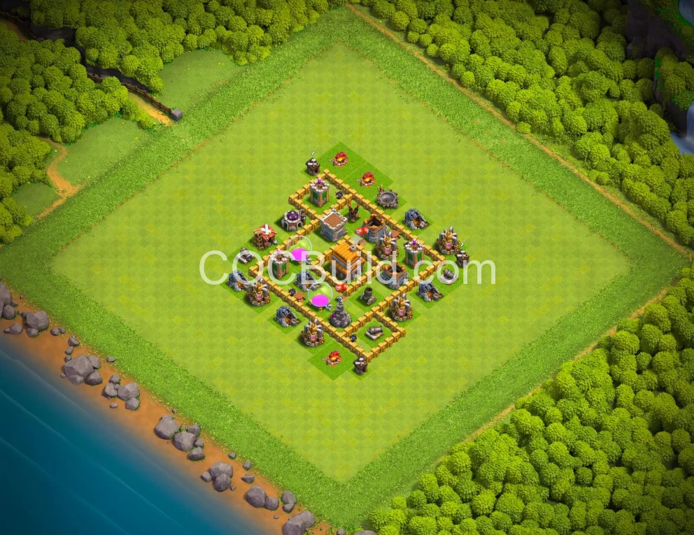 Town Hall 5 Base Layout