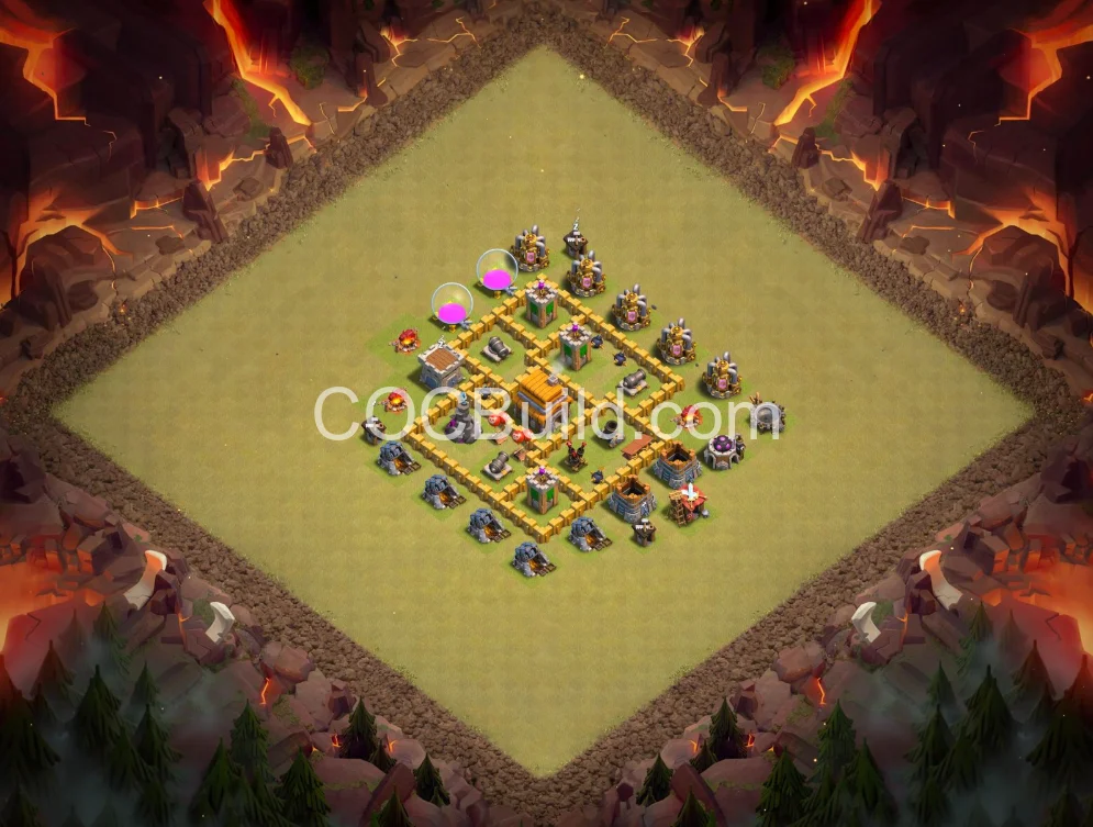 Town Hall 5 Base Layout
