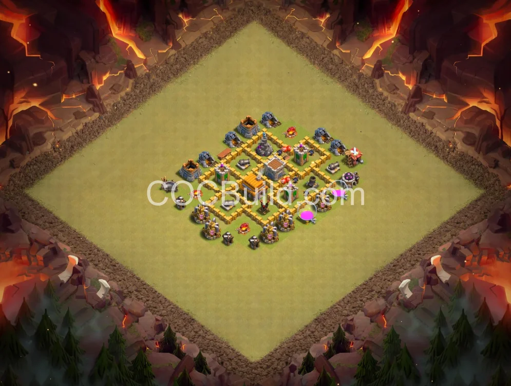Town Hall 5 Base Layout
