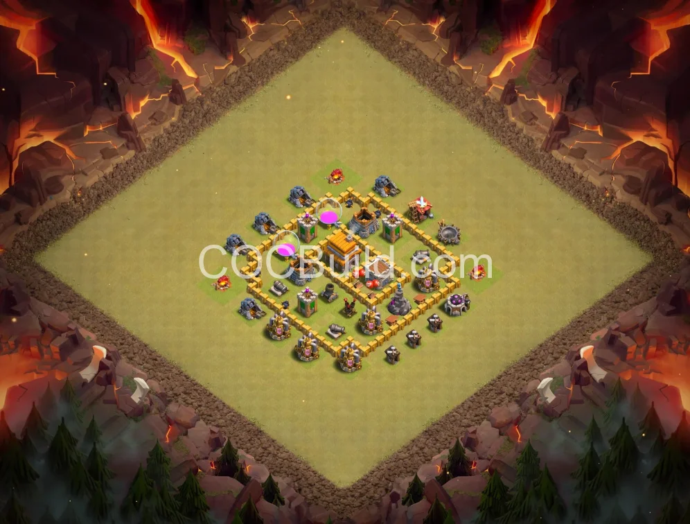 Town Hall 5 Base Layout