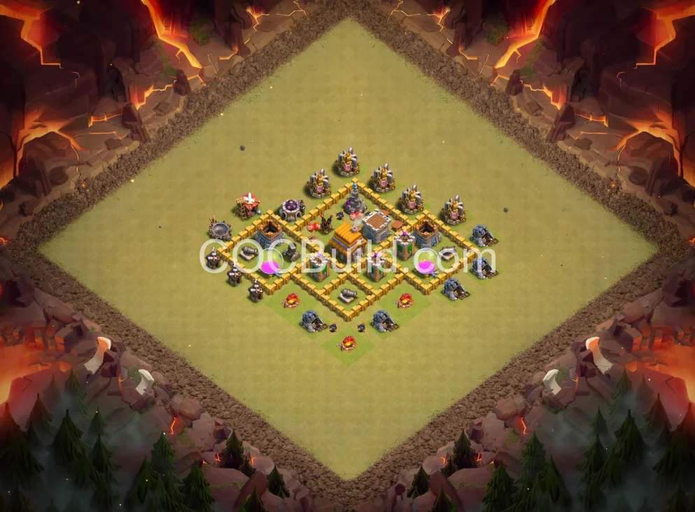 Town Hall 5 Base Layout