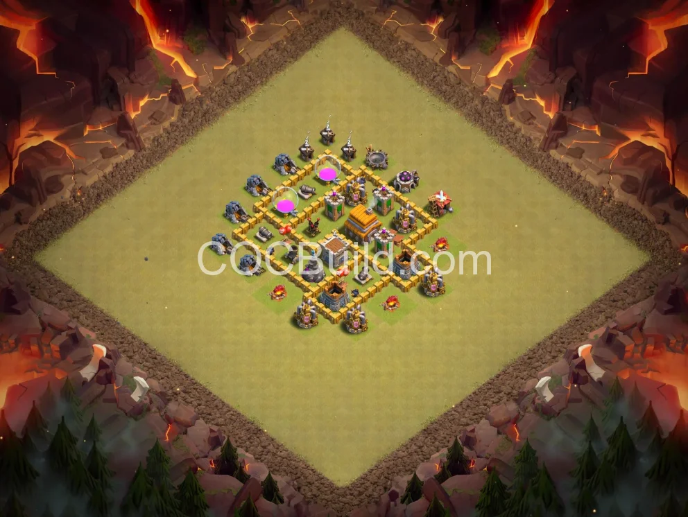 Town Hall 5 Base Layout