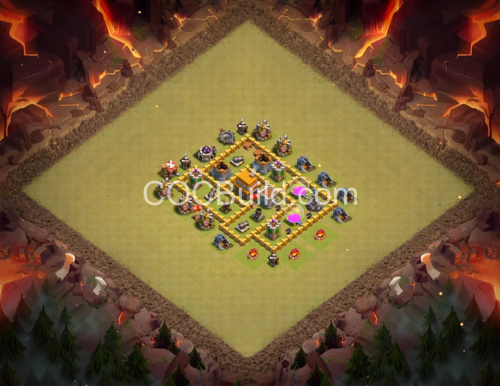 Town Hall 5 Base Layout
