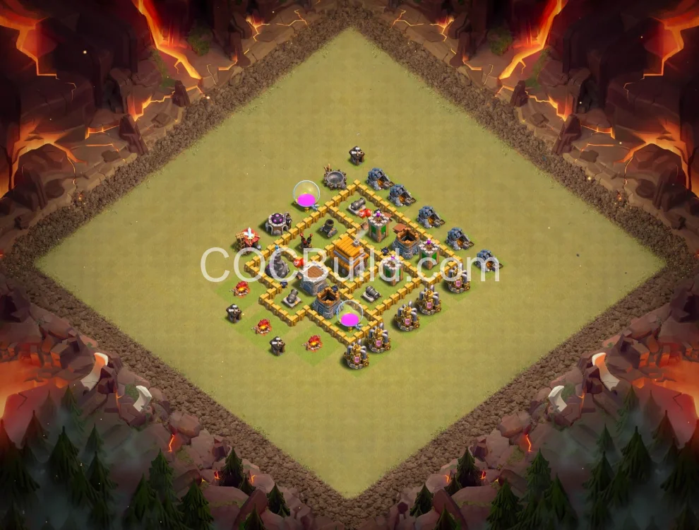 Town Hall 5 Base Layout